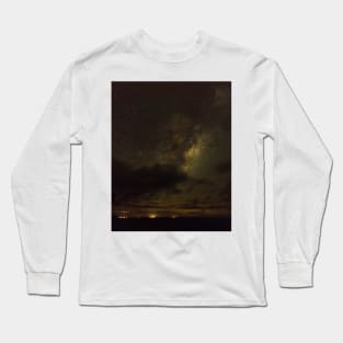 Meteor And Milky Way Long Sleeve T-Shirt